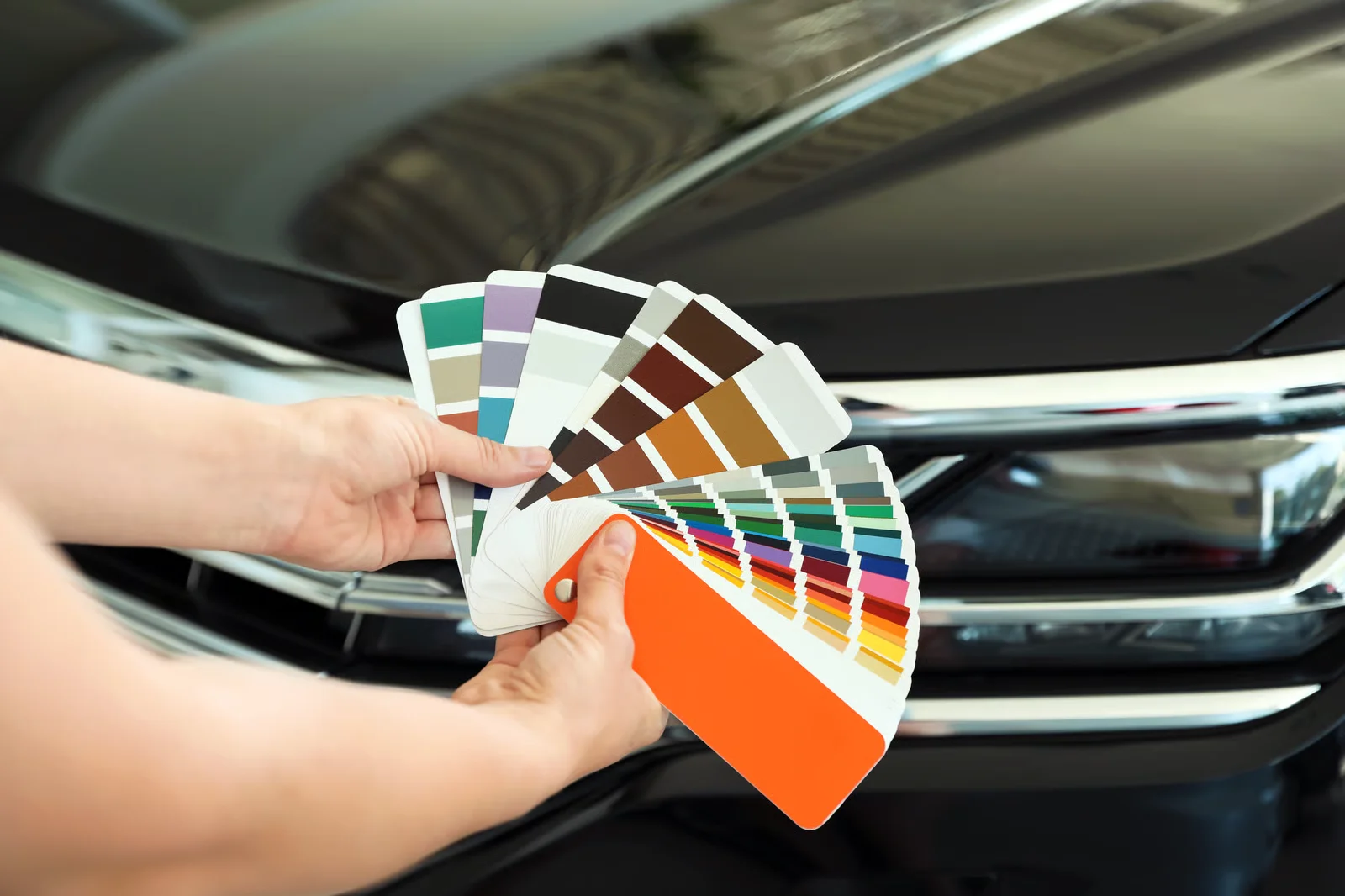 color swatches for auto body repair